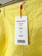 Orlebar Brown Yellow Linen Cotton Shorts