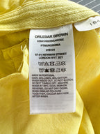 Orlebar Brown Yellow Linen Cotton Shorts