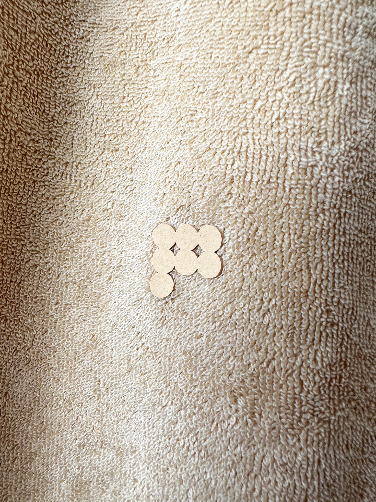 Pangaia Terry Cloth Toweling Beige Long Shorts