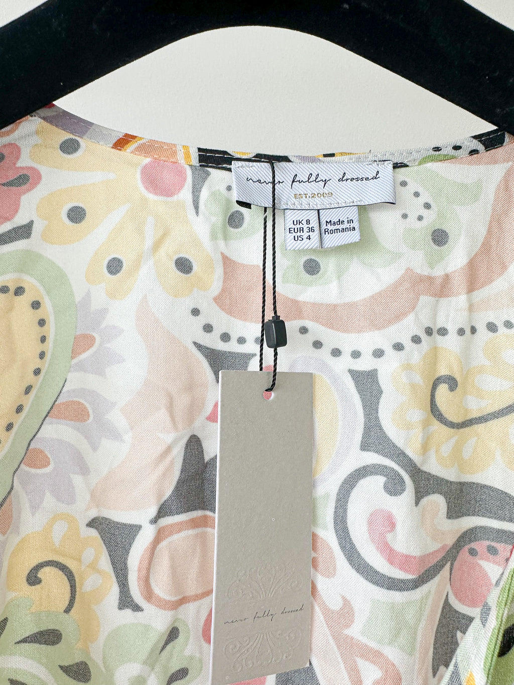 Never Fully Dressed Wrap From Cut-Out Paisley Belle 70s Retro Colourful Playsuit - House Of Huntington