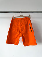 Aries Orange Walking Twill Shorts