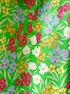 Never Fully Dressed Green Floral Wrap Style Forget Me Not Mini Dress - House Of Huntington