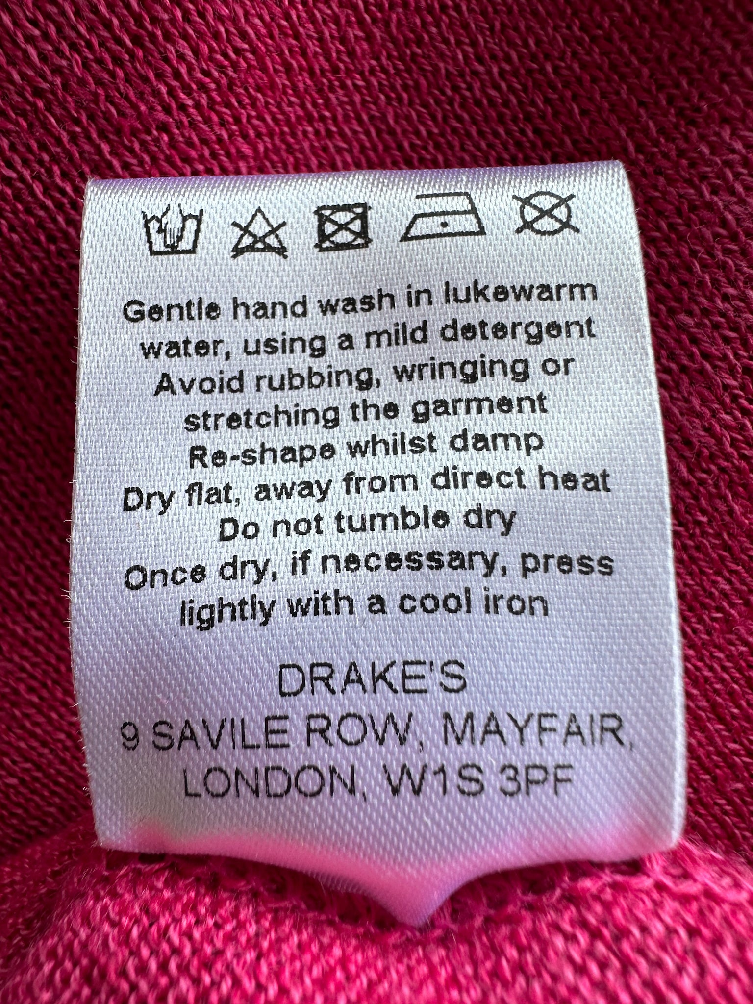 Drake's Linen Cotton Blend Lightweight Sweater In Pink