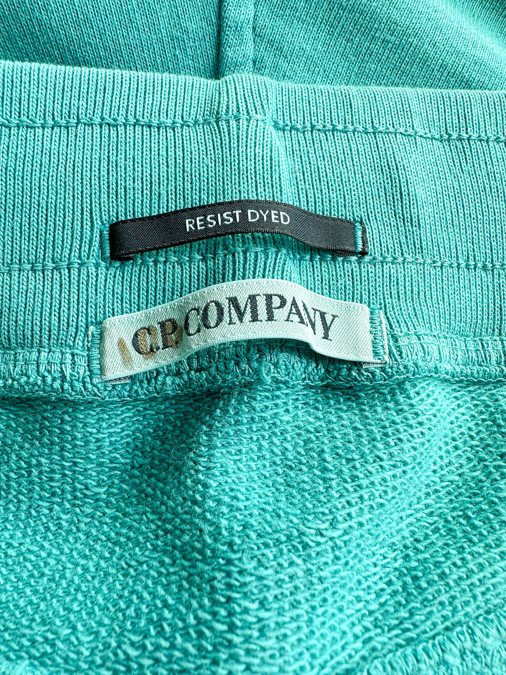 CP Company Cargo Cotton Jersey Jogger Shorts In Teal