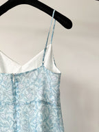 TVF for DVF Blue Floral Slip Dress - House Of Huntington