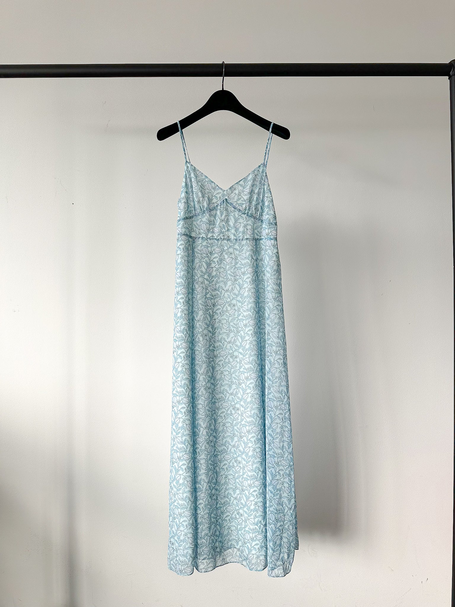 TVF for DVF Blue Floral Slip Dress - House Of Huntington