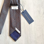 Drake's X Kingsman Prince Of Wales Check Dark Grey Wool Tie - House Of Huntington