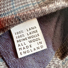 Drake's X Kingsman Prince Of Wales Check Dark Grey Wool Tie - House Of Huntington