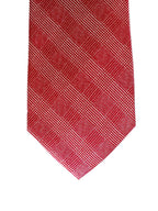 Drake's Pink Checked Silk Tie