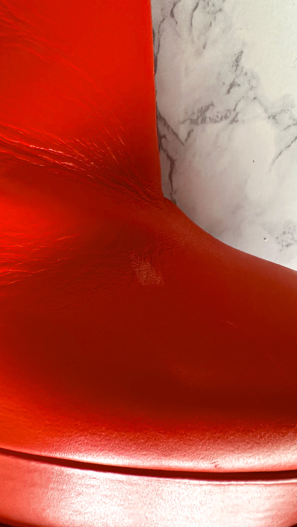 Alexander McQueen Red Platform Red Sole High Heel Boots