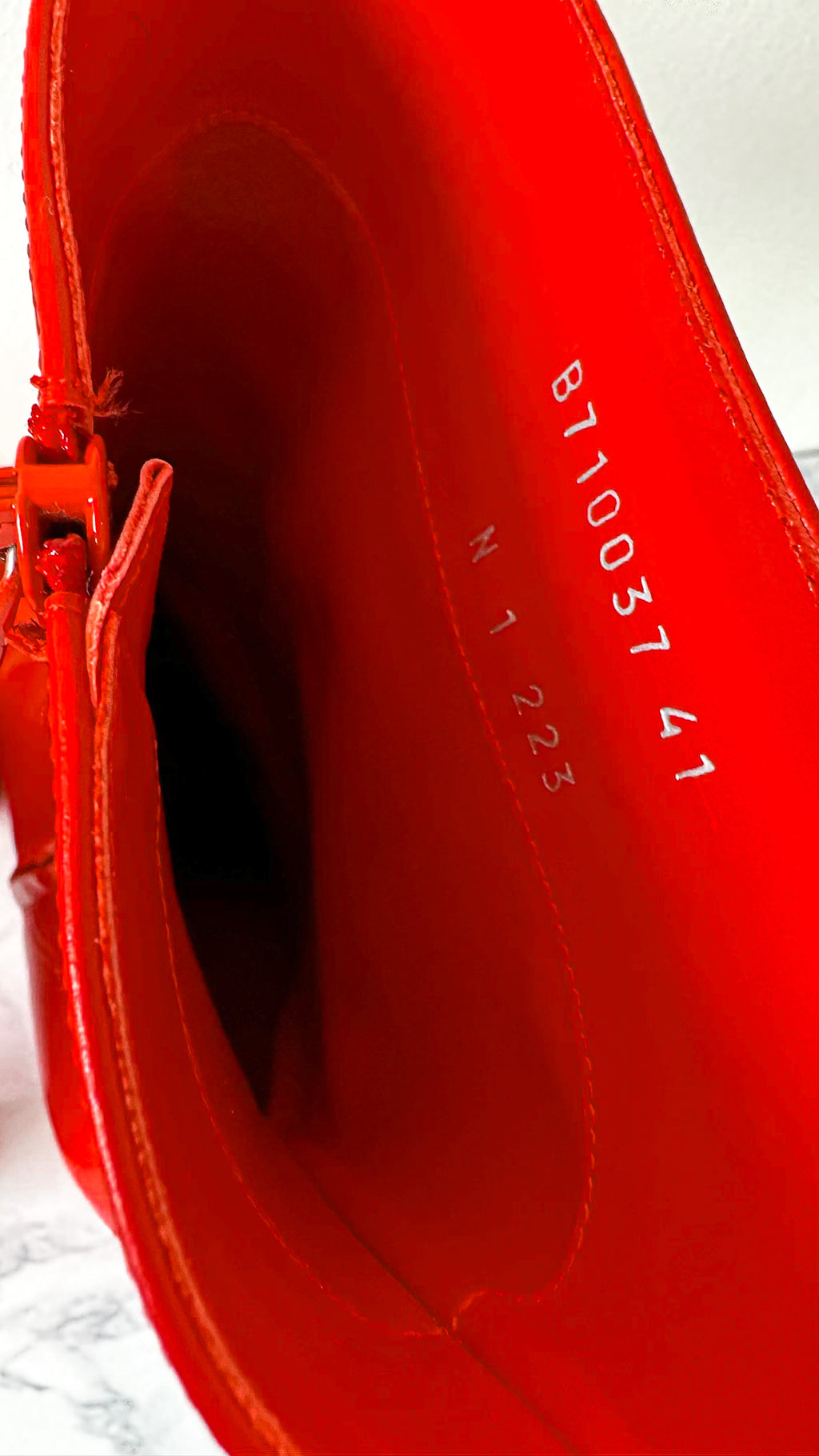 Alexander McQueen Red Platform Red Sole High Heel Boots