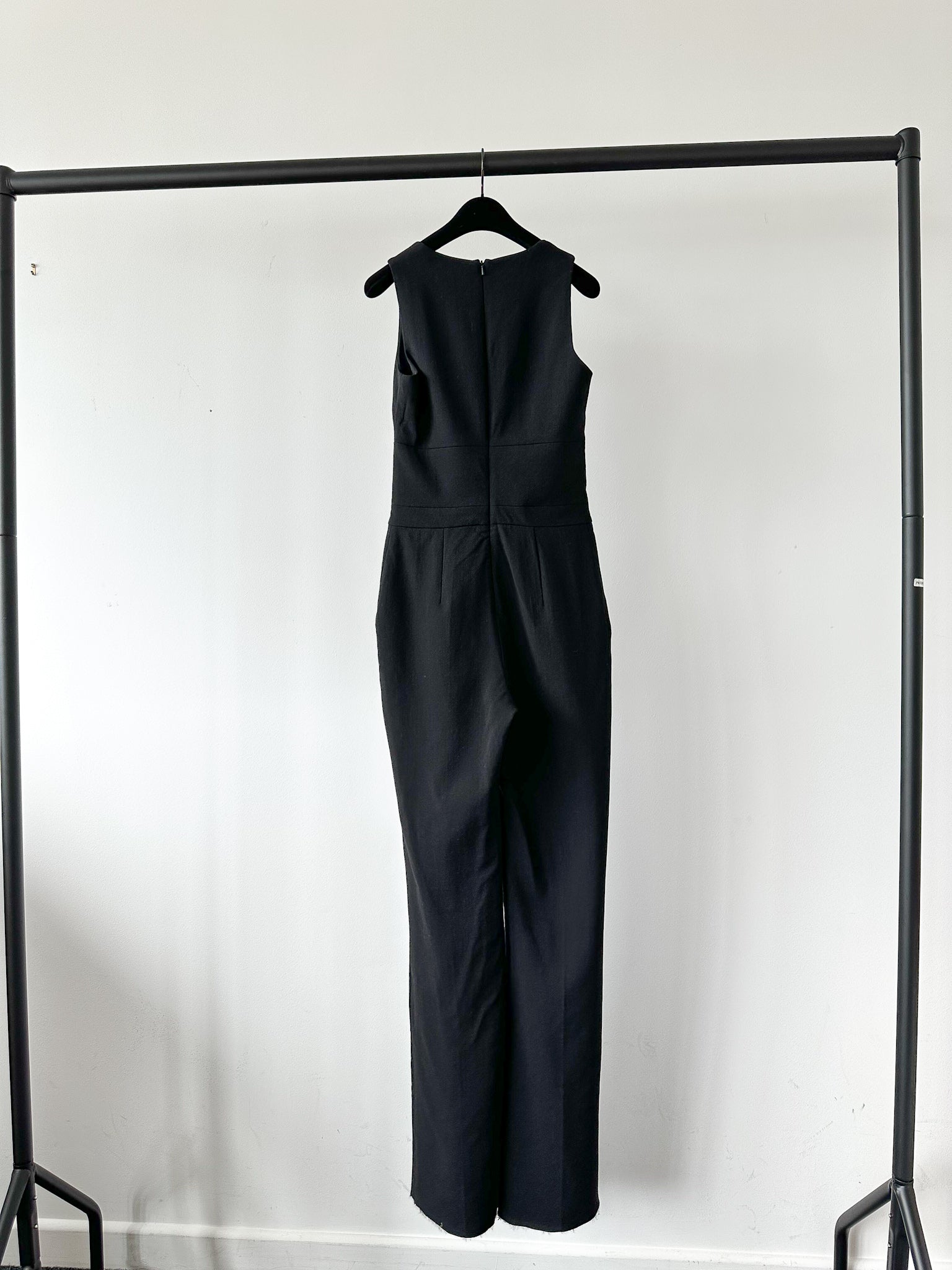 David Koma Black Cut-Out Buckle Front Evening Jumpsuit - House Of Huntington