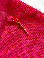 Jacquemus Le Short Pralu Pink Logo Embellished Biker Shorts