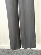 David Koma Black Strappy Hardware Detail Evening Jumpsuit - House Of Huntington