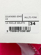 Jacquemus Le Maille Gelato Pink Knit Top