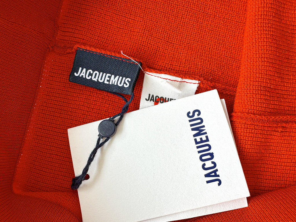 Jacquemus Le Short Arancia Red Biker Shorts