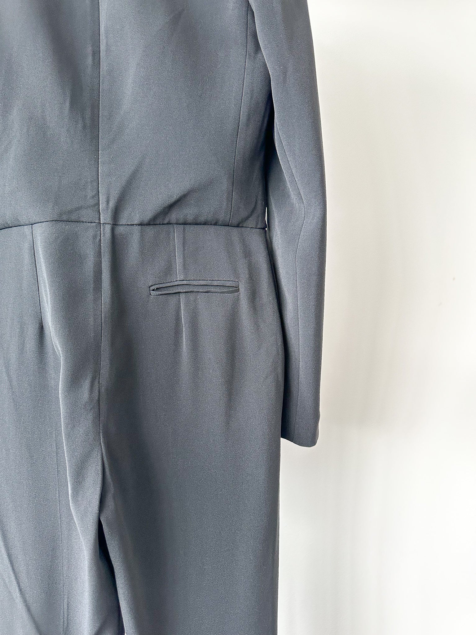 David Koma Black Tuxedo Straight-Leg Jumpsuit - House Of Huntington