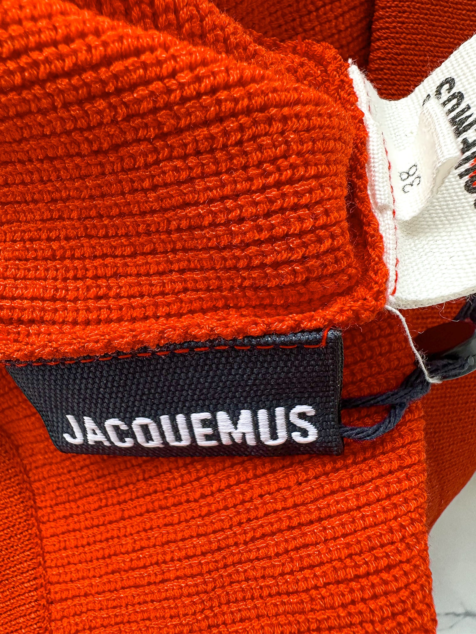 Jacquemus Le Short Arancia Red Biker Shorts