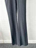 David Koma Black Lace-Up Cut-Out Details Evening Jumpsuit - House Of Huntington