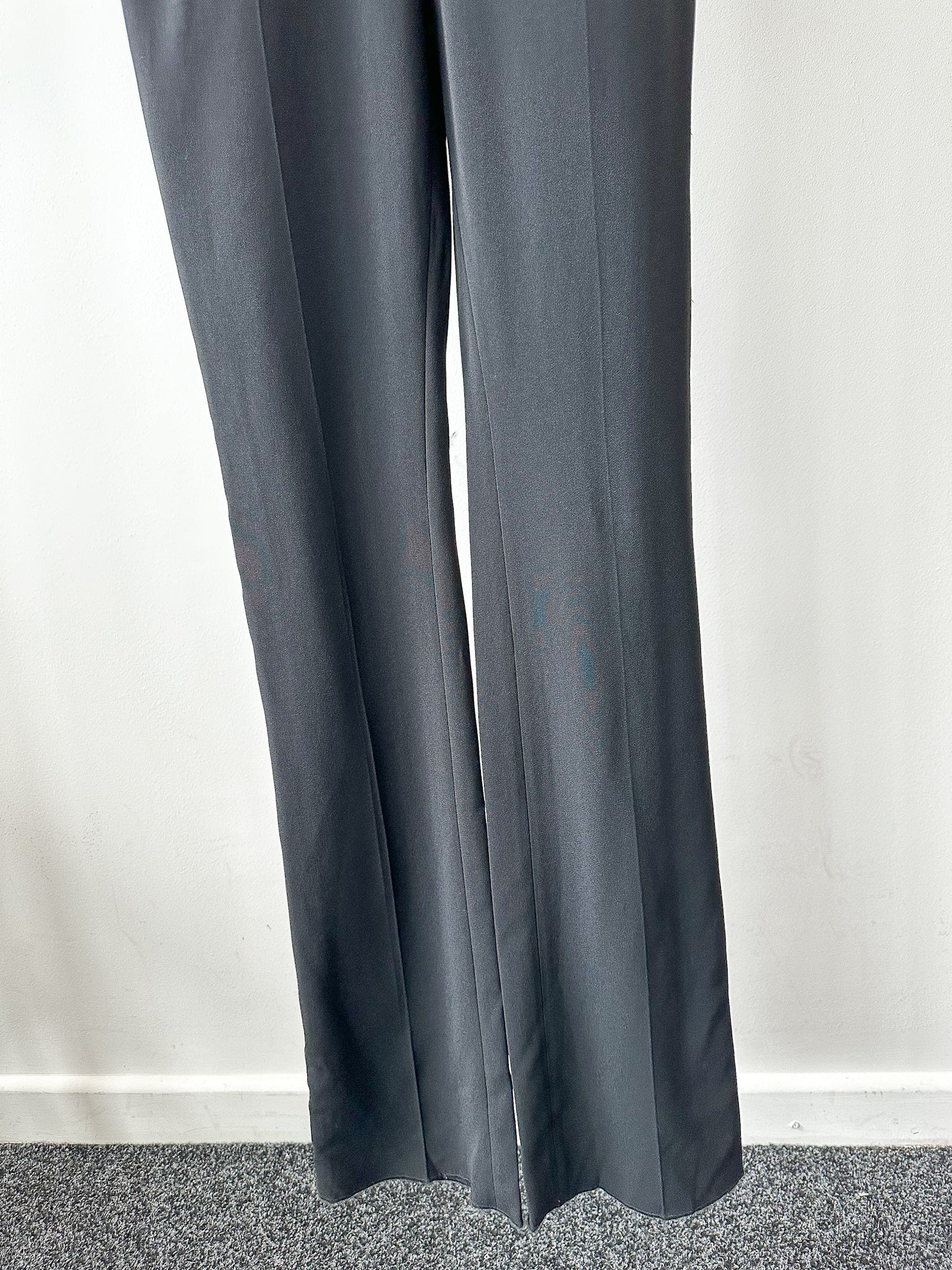 David Koma Black Lace-Up Cut-Out Details Evening Jumpsuit - House Of Huntington