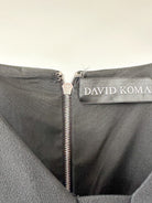 David Koma Black Lace-Up Cut-Out Details Evening Jumpsuit - House Of Huntington