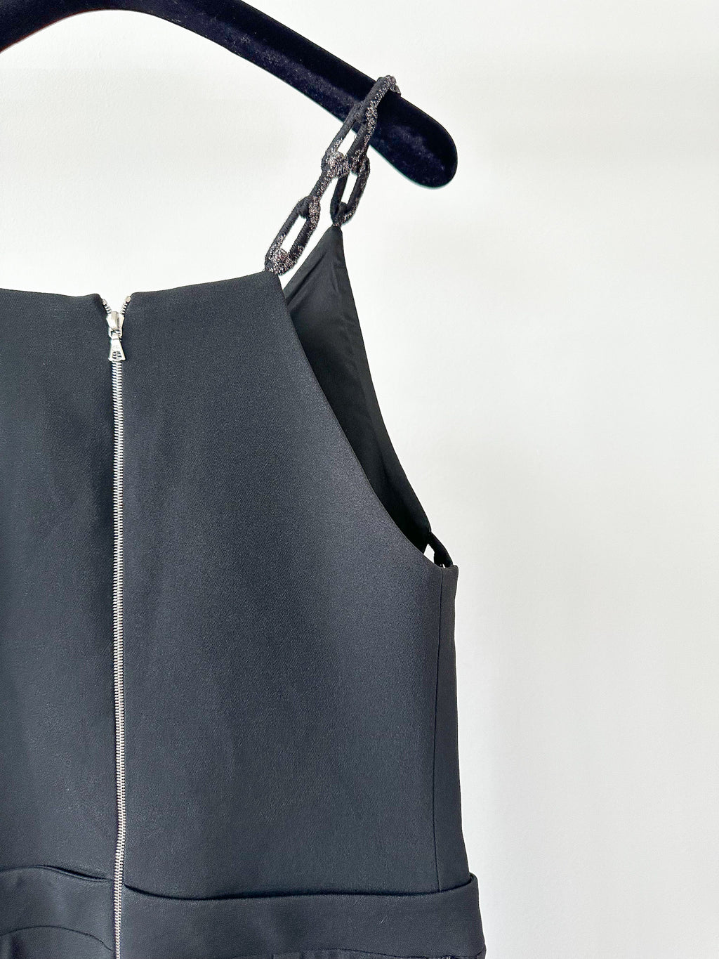 David Koma Black Lace-Up Cut-Out Details Evening Jumpsuit - House Of Huntington