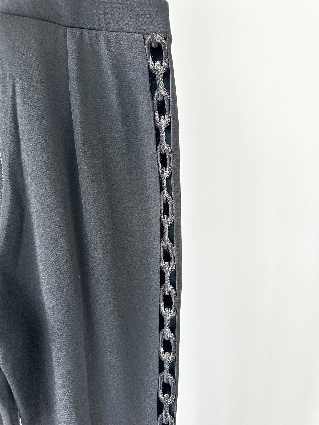 David Koma Black Lace-Up Cut-Out Details Evening Jumpsuit - House Of Huntington