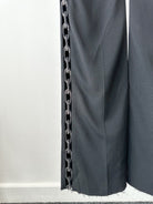 David Koma Black Lace-Up Cut-Out Details Evening Jumpsuit - House Of Huntington
