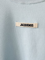 Jacquemus Grosgrain Logo Patch Cotton T-Shirt