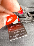 David Koma Black Lace-Up Cut-Out Details Evening Jumpsuit - House Of Huntington