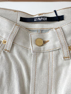 Jacquemus Le Papier Le De Nimes Light Beige Jeans