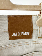 Jacquemus Le Papier Le De Nimes Light Beige Jeans