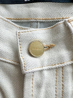 Jacquemus Le Papier Le De Nimes Light Beige Jeans