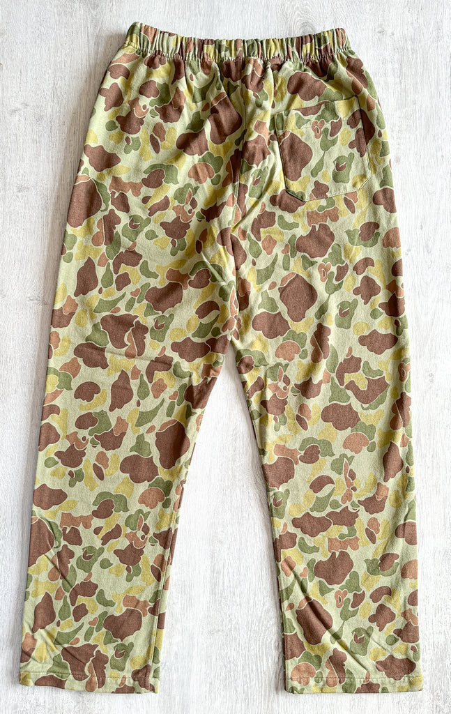 Nigel Cabourn Drawstring Sweatpants Jogging Bottoms Military Camouflage