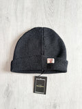 NigeI Cabourn Broad Arrow Wool Beanie Hat - Black