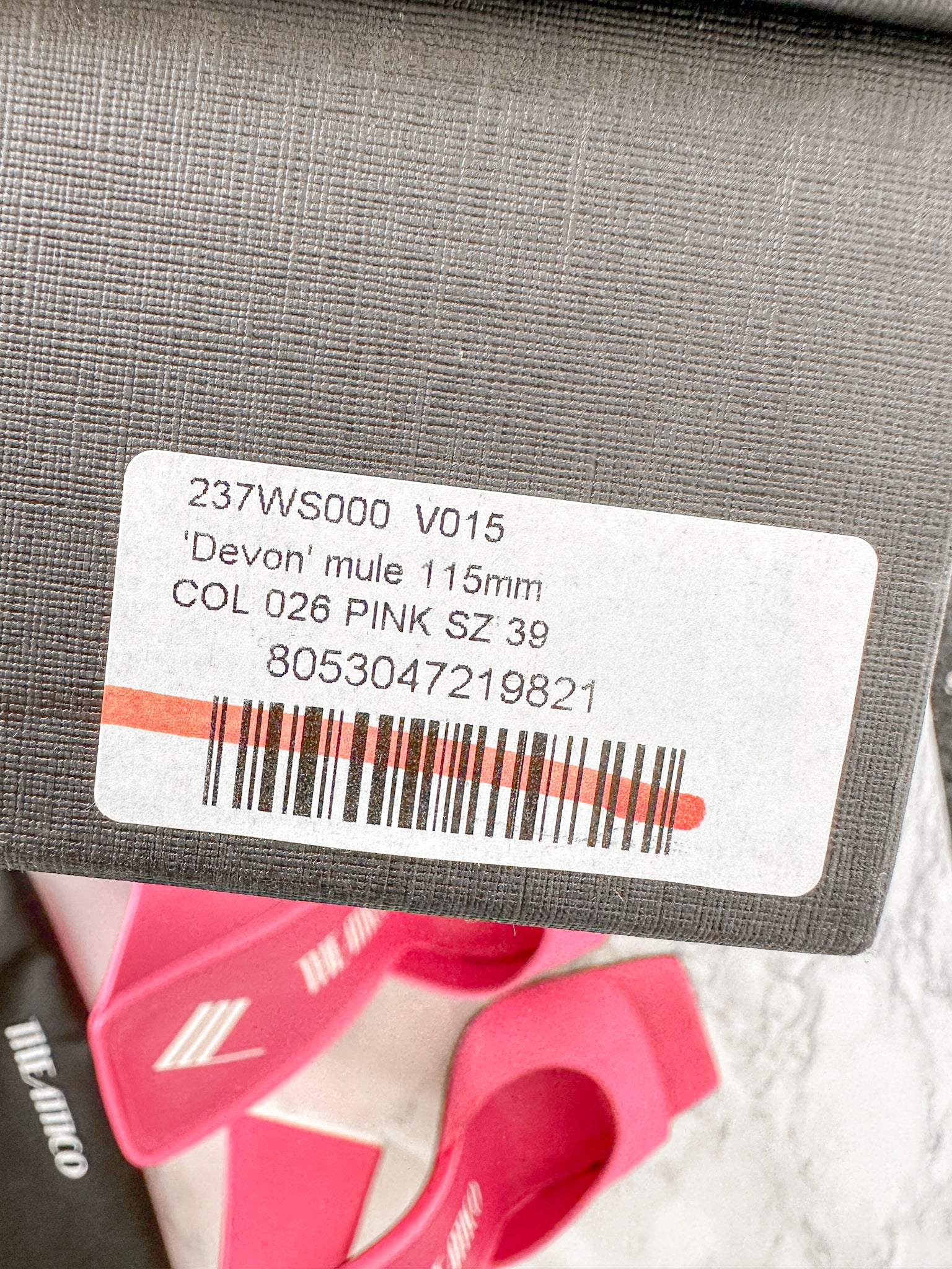 The Attico Devon Pink Satin High Heel Mules