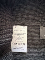 NigeI Cabourn Broad Arrow Wool Beanie Hat - Black