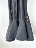 David Koma Strappy Sheer Lace Detail Cut-Out Front Fishtail Gown Dress - House Of Huntington