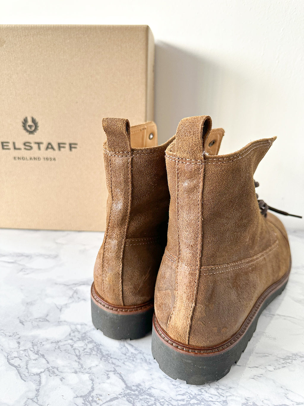 Belstaff Alperton Full-Grain Leather Boots