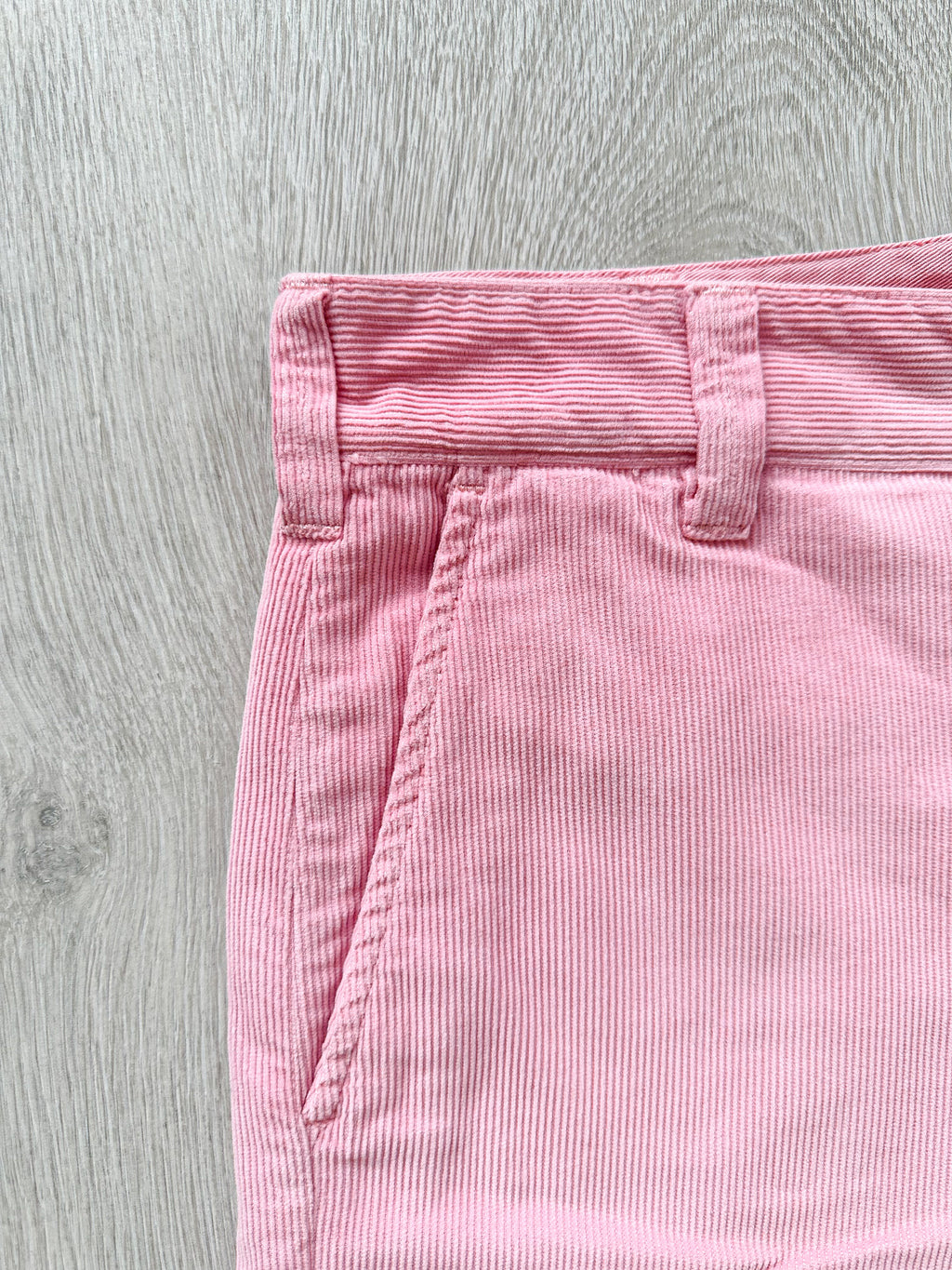 Drake's Fatigue Pink Cotton Corduroy Needlecord Shorts - House Of Huntington
