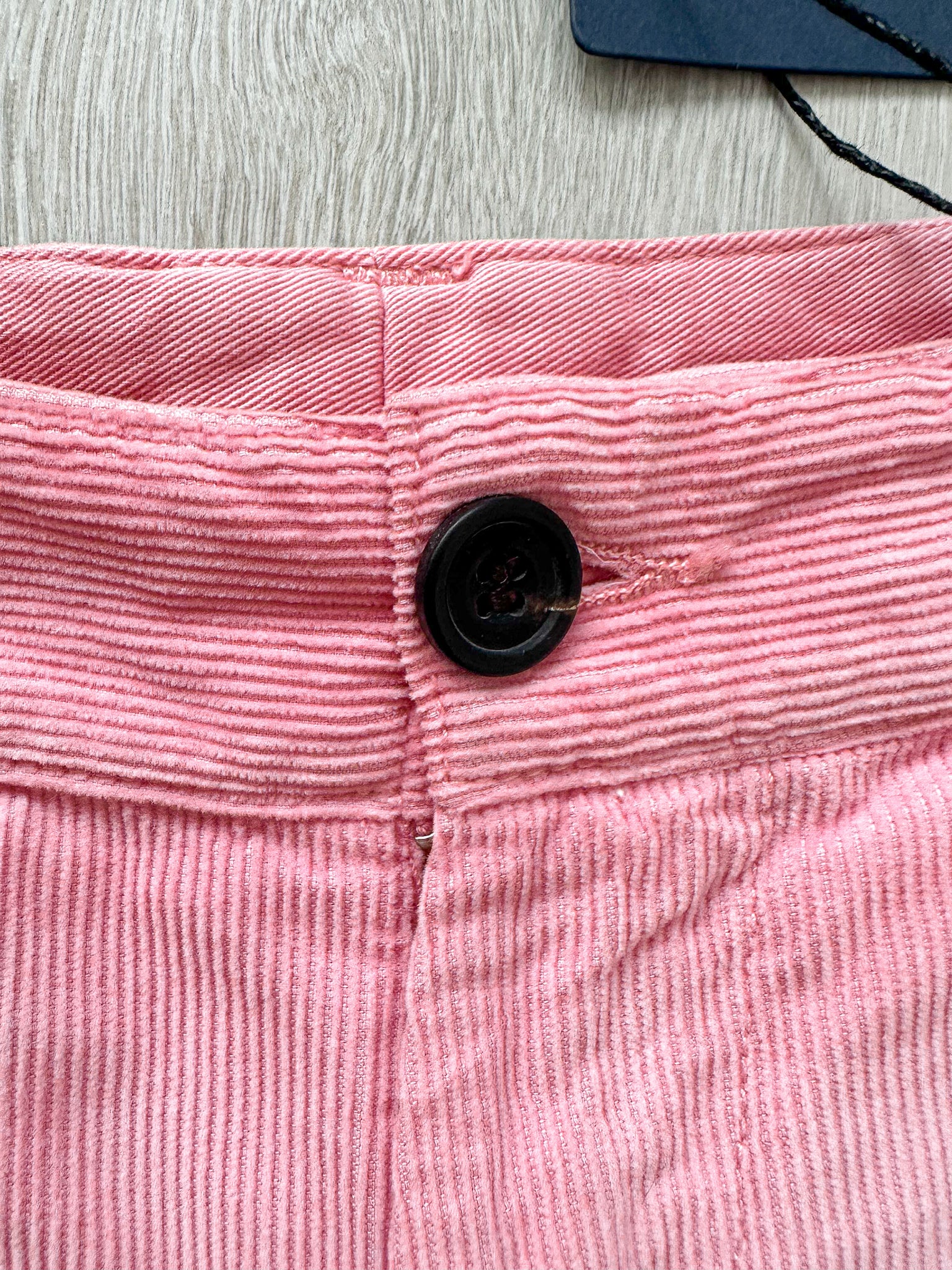 Drake's Fatigue Pink Cotton Corduroy Needlecord Shorts - House Of Huntington