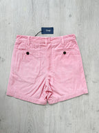 Drake's Fatigue Pink Cotton Corduroy Needlecord Shorts - House Of Huntington