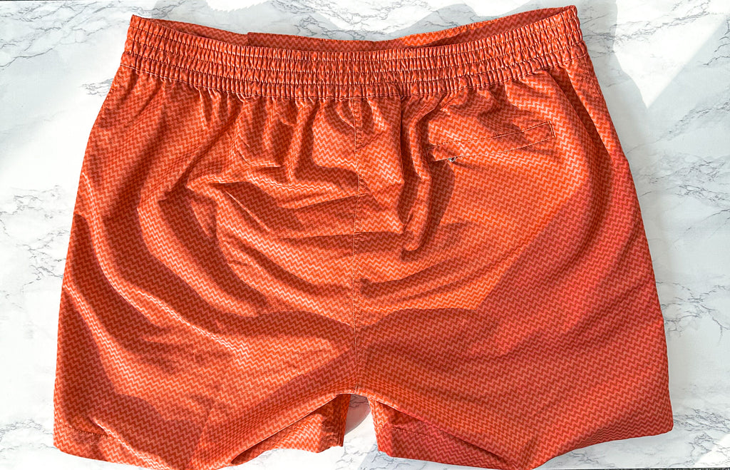 Frescobal Carioca Classic Underwater Copacabana Terracota Swim Shorts