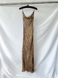 Rat and Boa Valentina Silk Leopard Print Maxi Dress