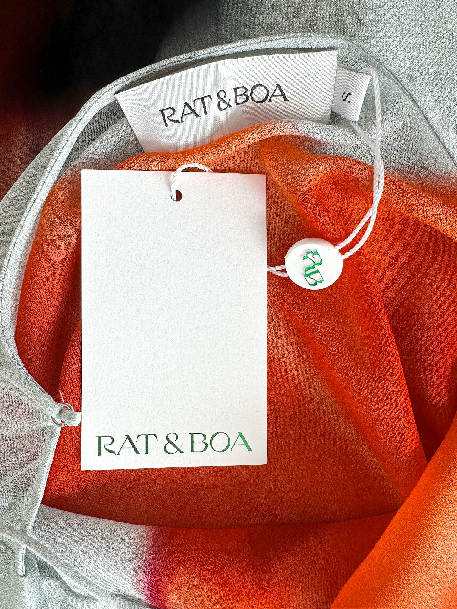 Rat and Boa Luciana Tulip Print Slip Maxi Dress