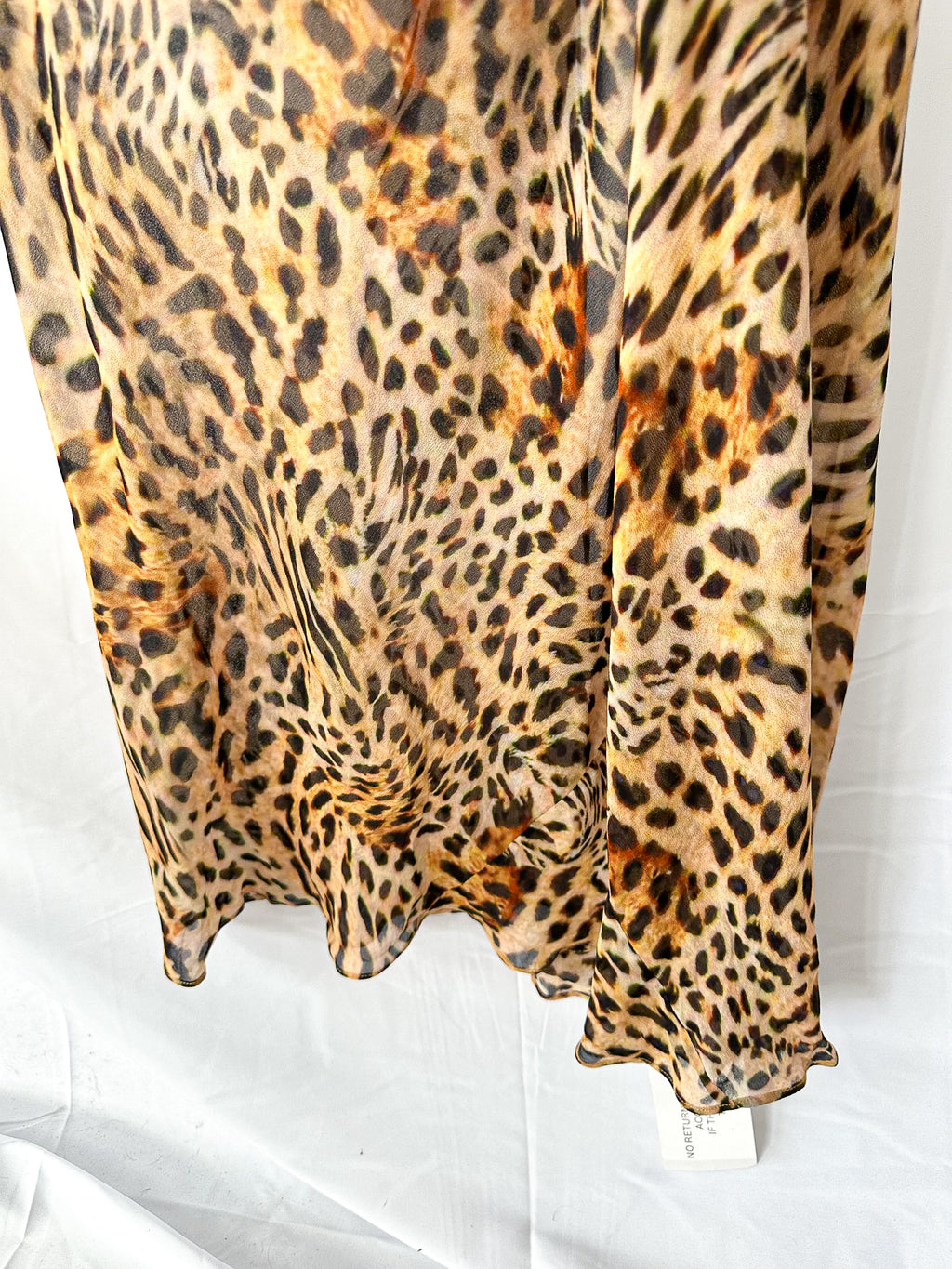Rat and Boa Laviza Leopard Print Slip Maxi Dress