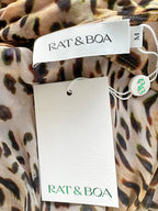Rat and Boa Laviza Leopard Print Slip Maxi Dress
