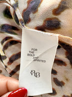 Rat and Boa Laviza Leopard Print Slip Maxi Dress