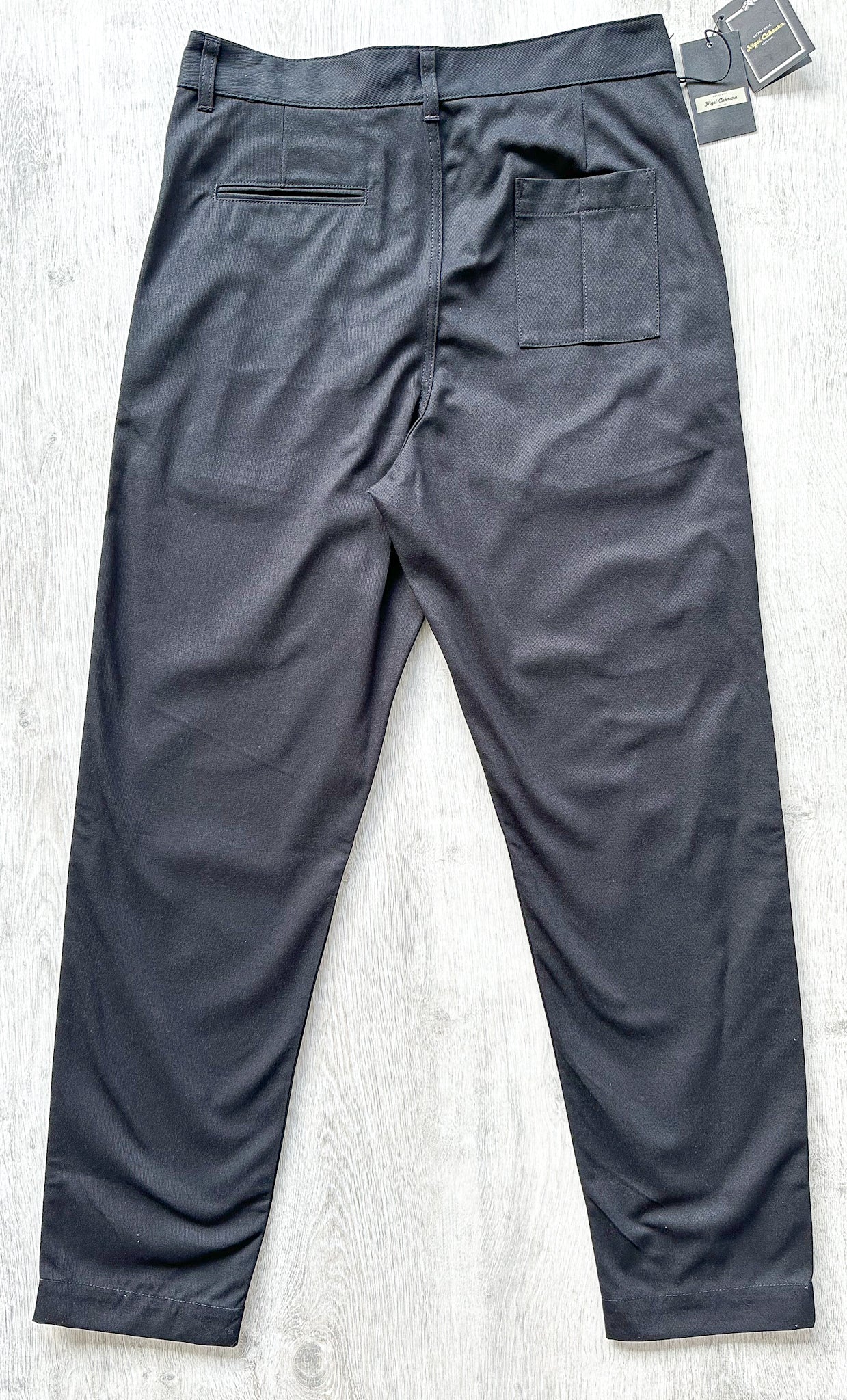 Nigel Cabourn Black Tapered Chino Cavalry Twill Drill Pants Trousers - House Of Huntington