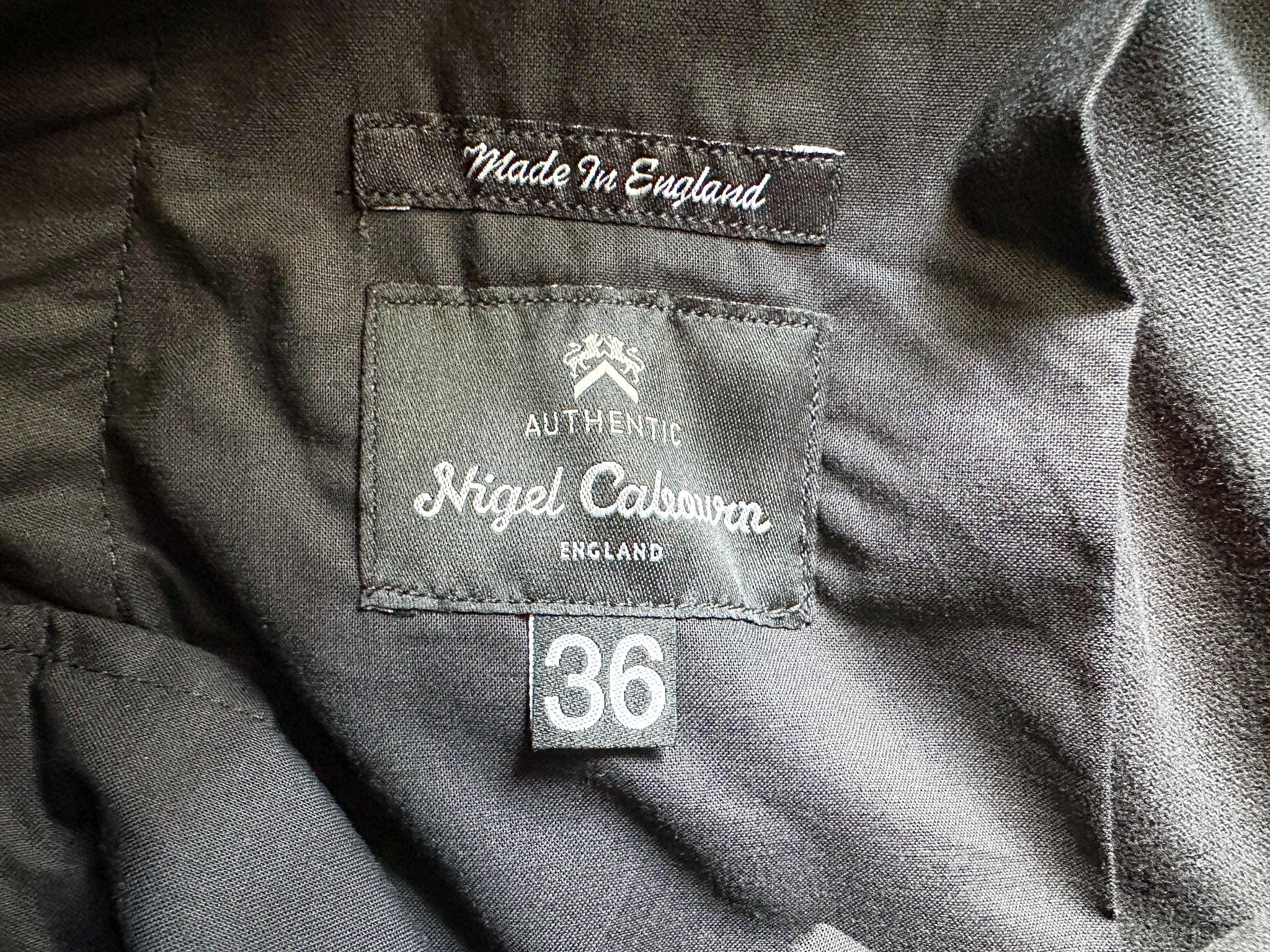 Nigel Cabourn Black Tapered Chino Cavalry Twill Drill Pants Trousers - House Of Huntington